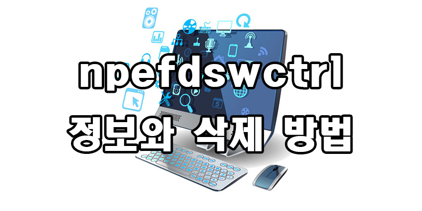  npefdswctrl 정보와 삭제 방법