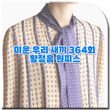 미운 우리 새끼 364회 황정음 원피스