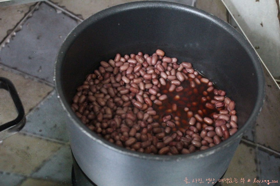 간단하게 팥 삶는 법까지~ 붉은색 밥 만들기 정말 10