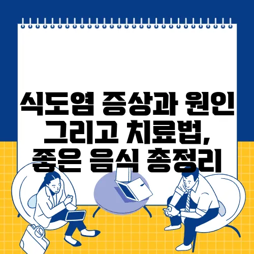 식도염 증상과 원인 그리고 치료법, 좋은 음식 총정리