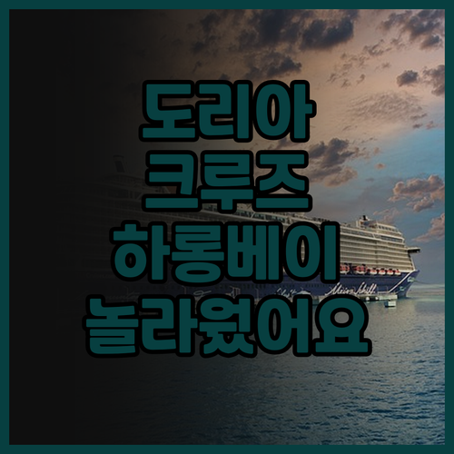 도리아 크루즈와 함께한 하롱베이 여행