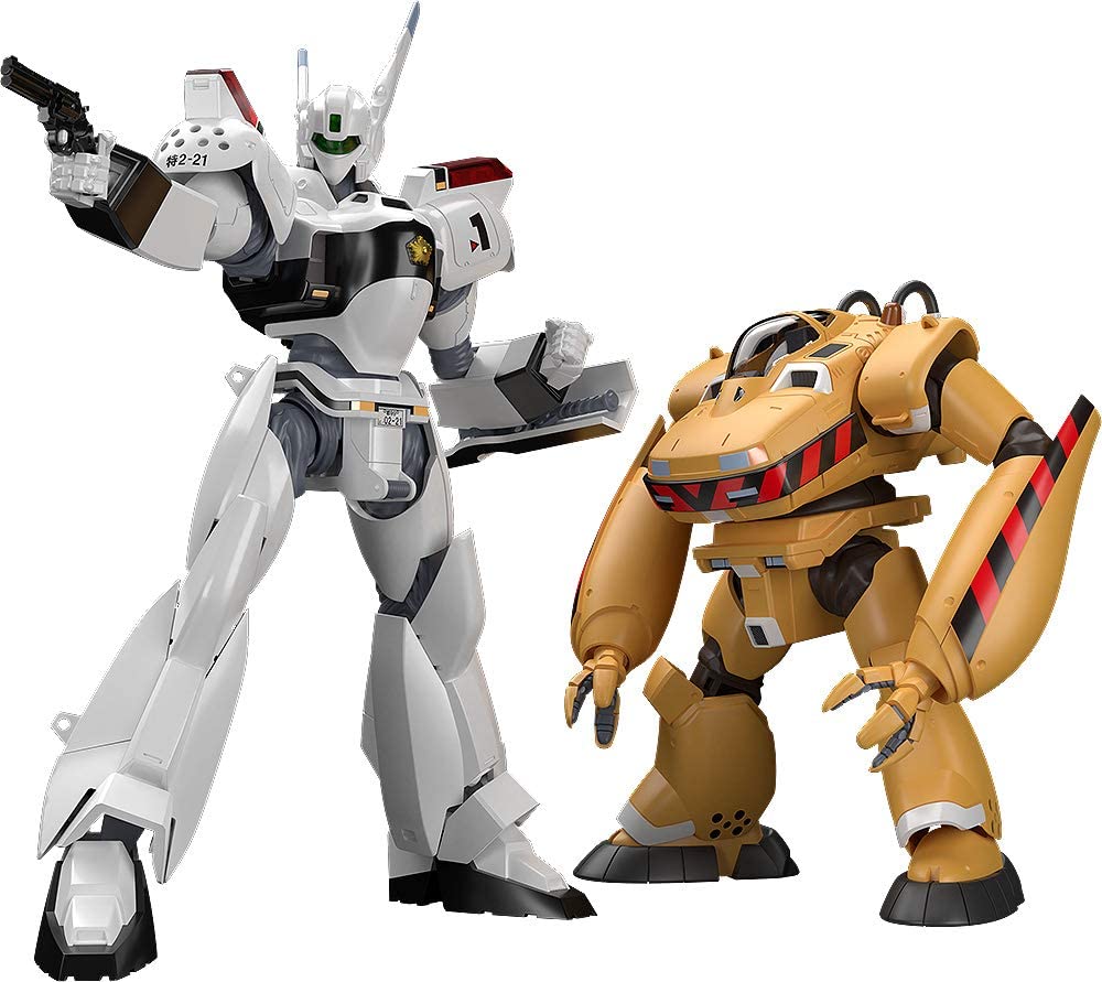  MODEROID 기동 경찰 패트레이버 피규어  AV-98 잉그램 & 불독 세트 1/60 스케일 PS & ABS 재질 조립식 플라스틱 모델