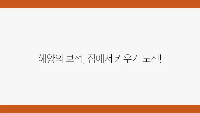 블루탱과 니모: 해수어 키우기를 시작하기 전에 알아야 할 사항