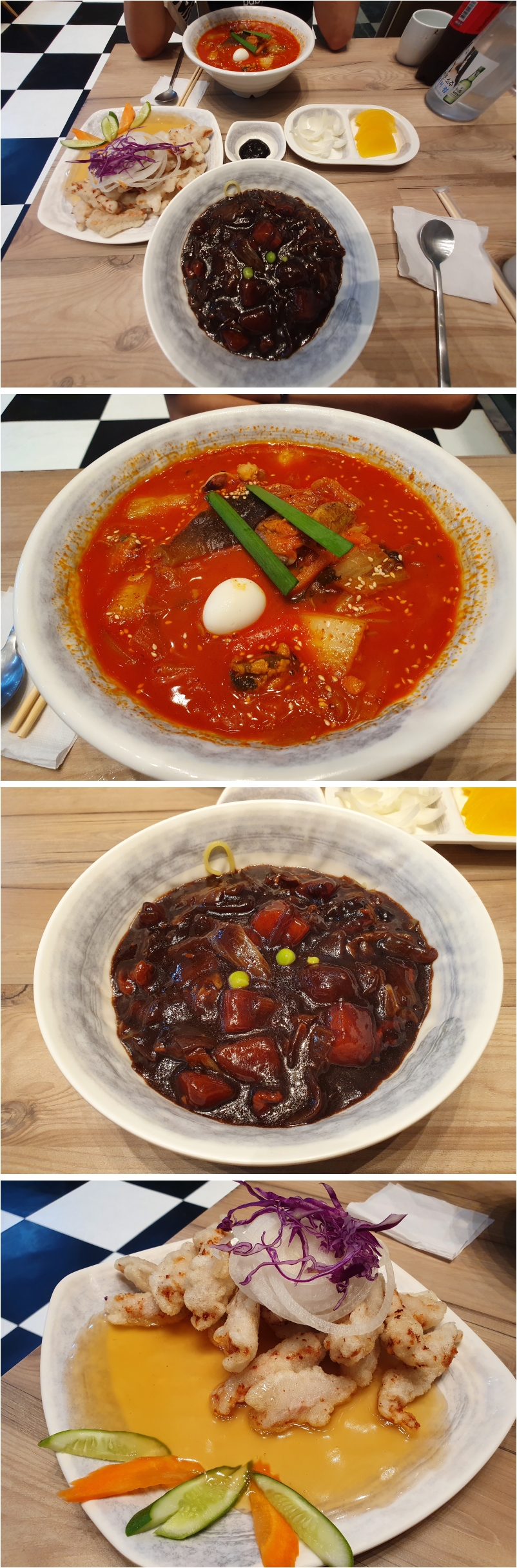 파타야 중식당 짬뽕가 짬뽕 자장면 탕수육 세트