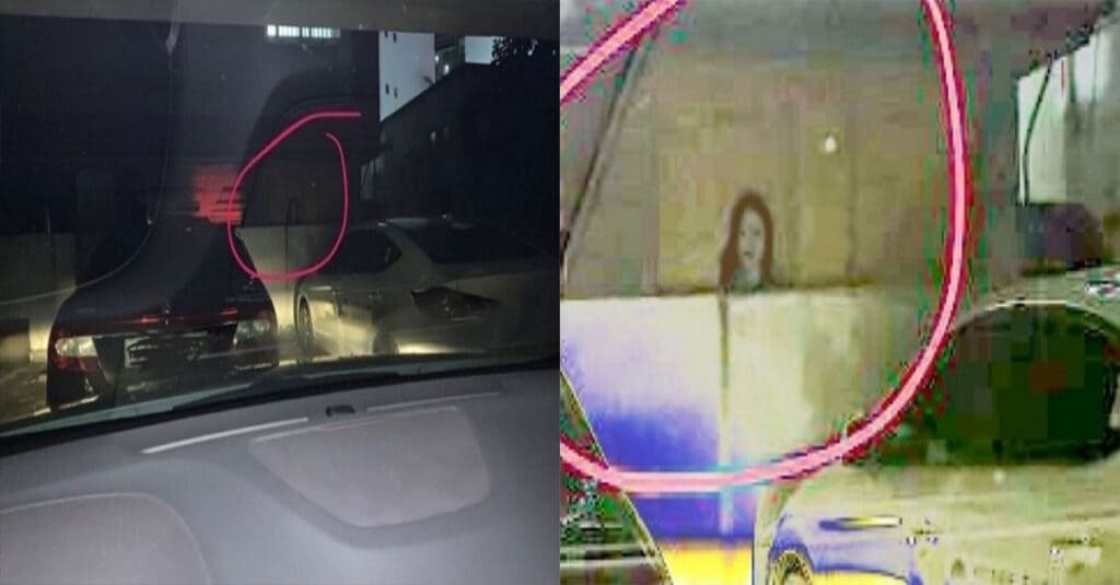  커뮤니티서 난리난 ‘주차장 귀신’ 밝기 조절해보니 ㄷㄷ