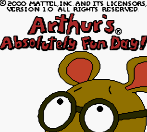  (GBC / USA) Arthur's Absolutely Fun Day! - 게임보이 컬러 북미판 게임 롬파일 다운로드