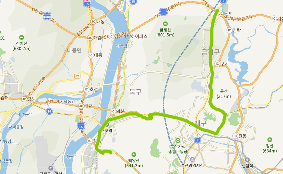  부산 148번버스 노선, 시간표( 종합버스터미널, 노포역, 부산가톨릭대, 충렬사역, 동래역, 구포역)