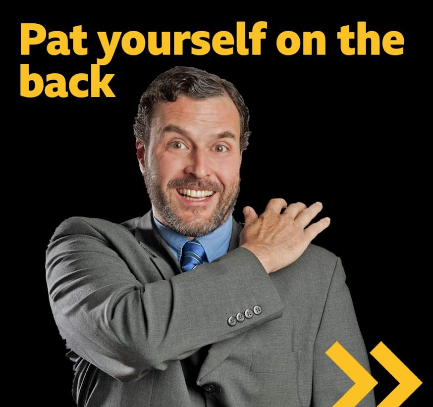  [영어] Pat yourself on the back을 아시나요?