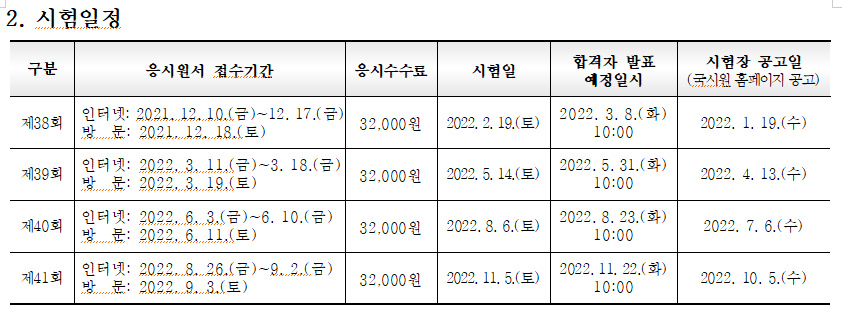 2022년 간병인 자격시험 일정 (feat. 현재정보) 6
