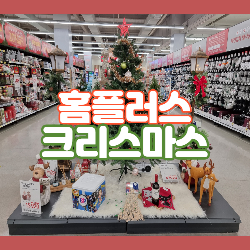  홈플러스에서 크리스마스 홈파티용품 준비해요~
