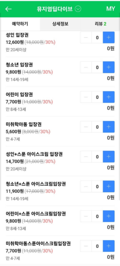 뮤지엄딥다이브-할인가격