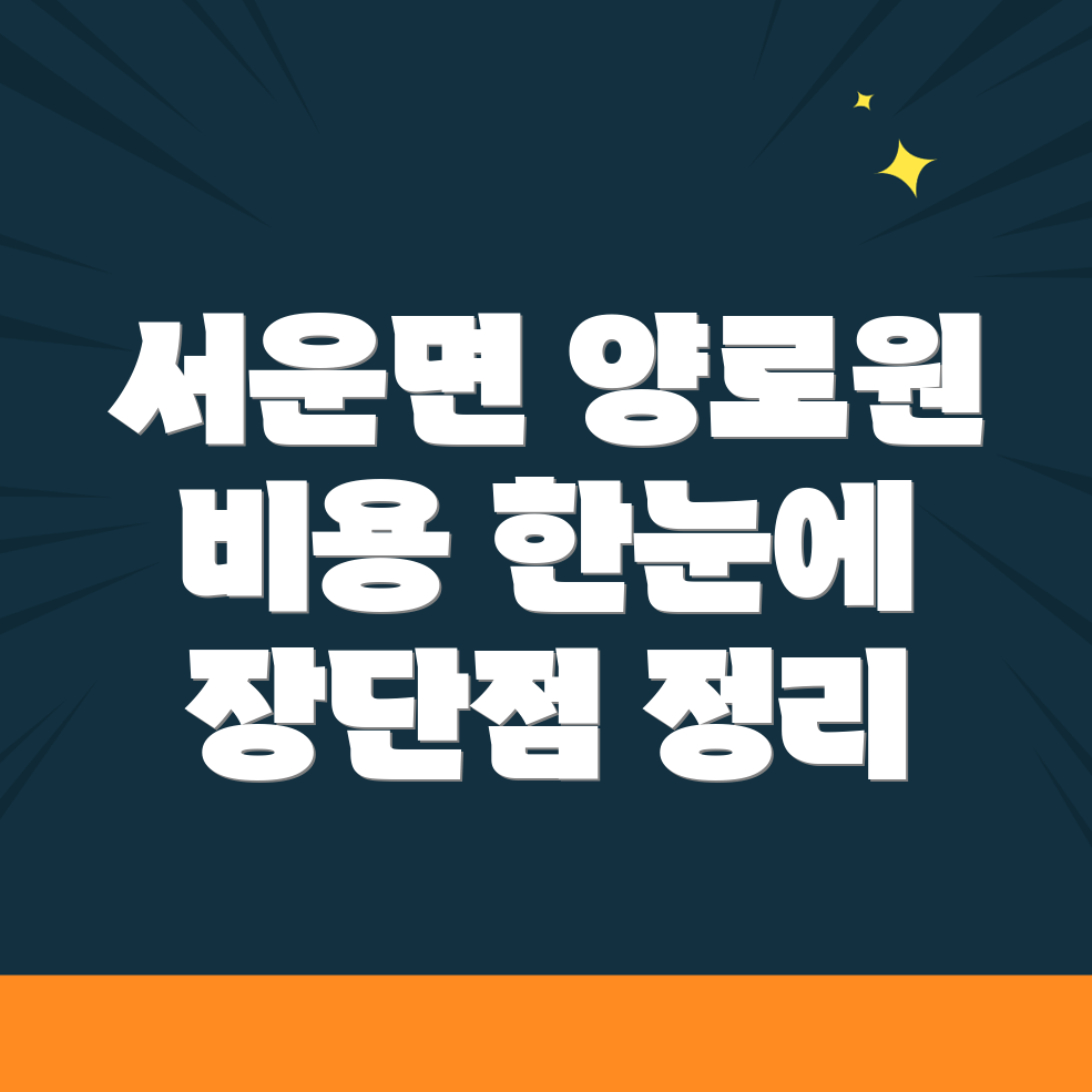양로원 비용