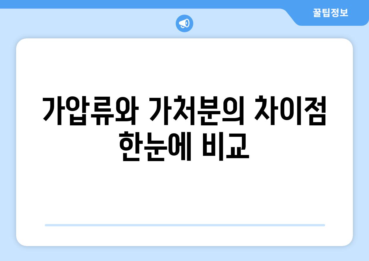 가압류와 가처분의 차이점: 한눈에 비교