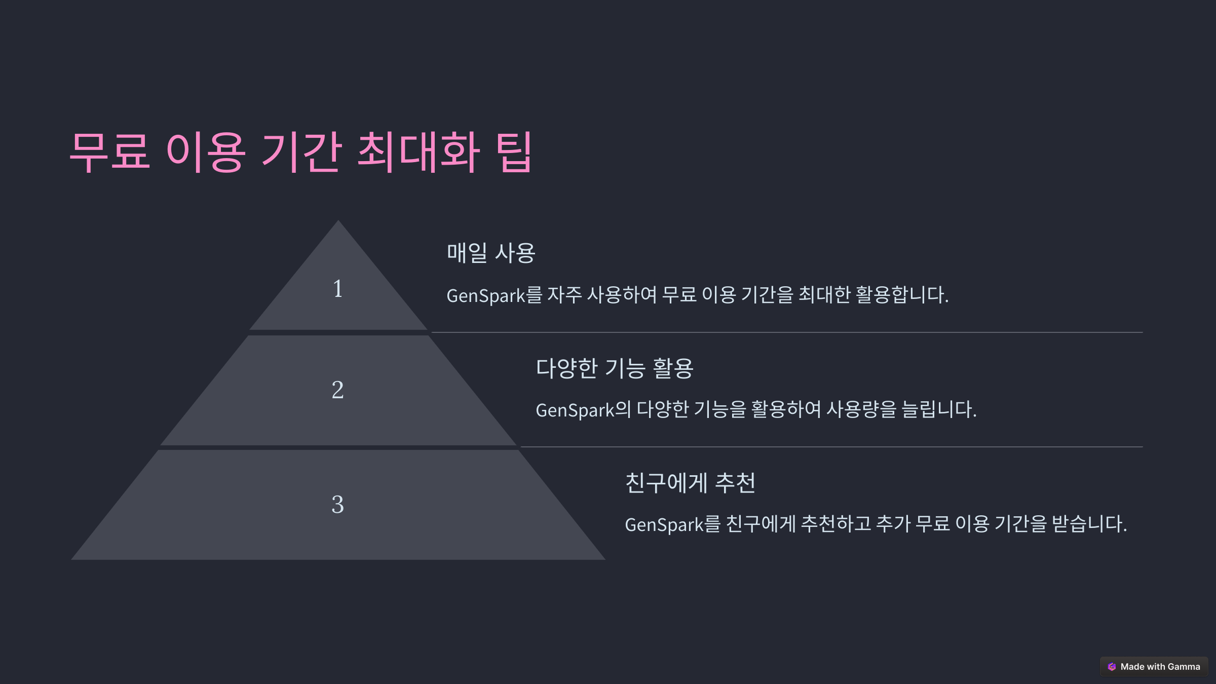 무료 이용 기간을 최대화하는 팁