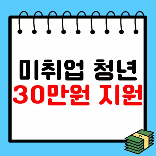 경기도-미취업-청년-지원금-30만원