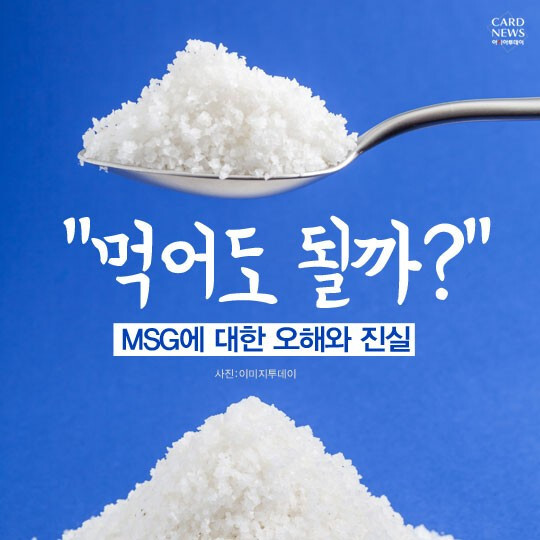  “먹어도 될까?” MSG에 대한 오해와 진실