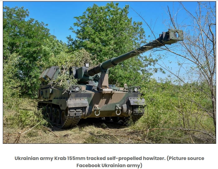 우크라이나의 전장에 투입된 한국의 K9 썬더 VIDEO: Ukraine army uses Krab 155mm howitzers donated by Poland to fight Russian troops