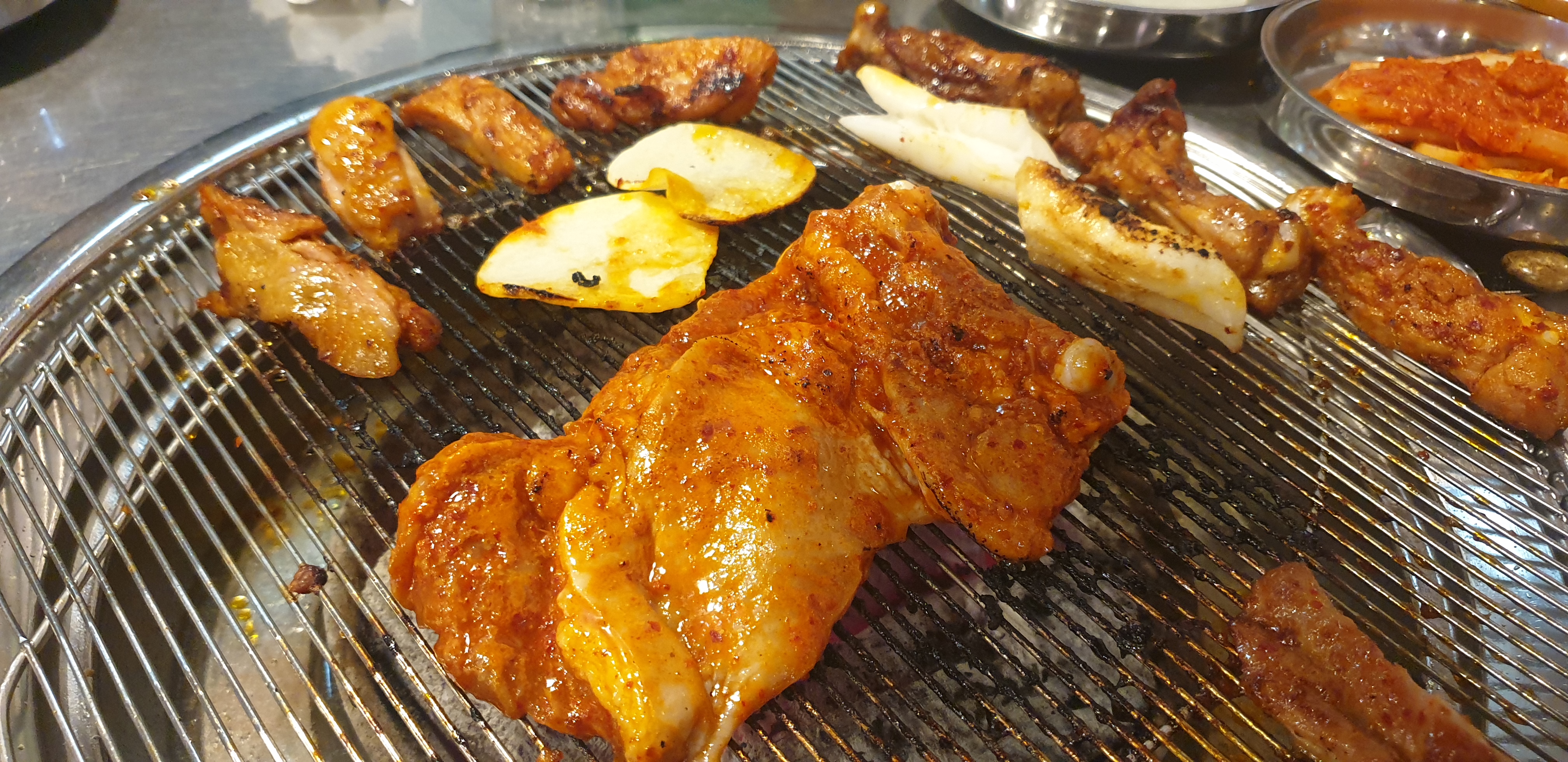  [가산디지털단지] 오늘 한판 - 숯불 닭갈비(반반), 소세지, 후식냉면