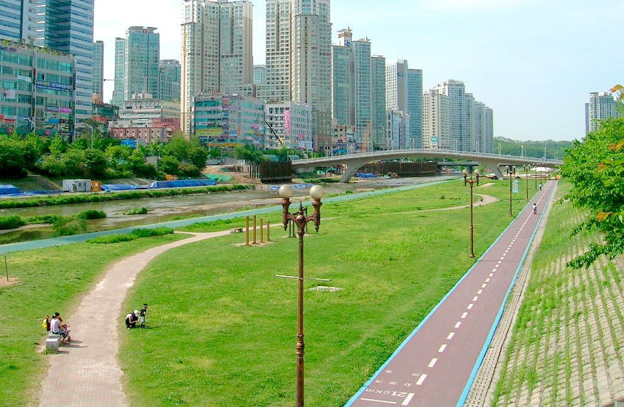  성남 분당 탄천에 텐트를 설치해도 될까?