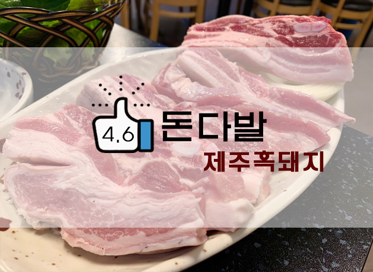  제주/성산 흑돼지 흑돼지오겹살! 돈다발!