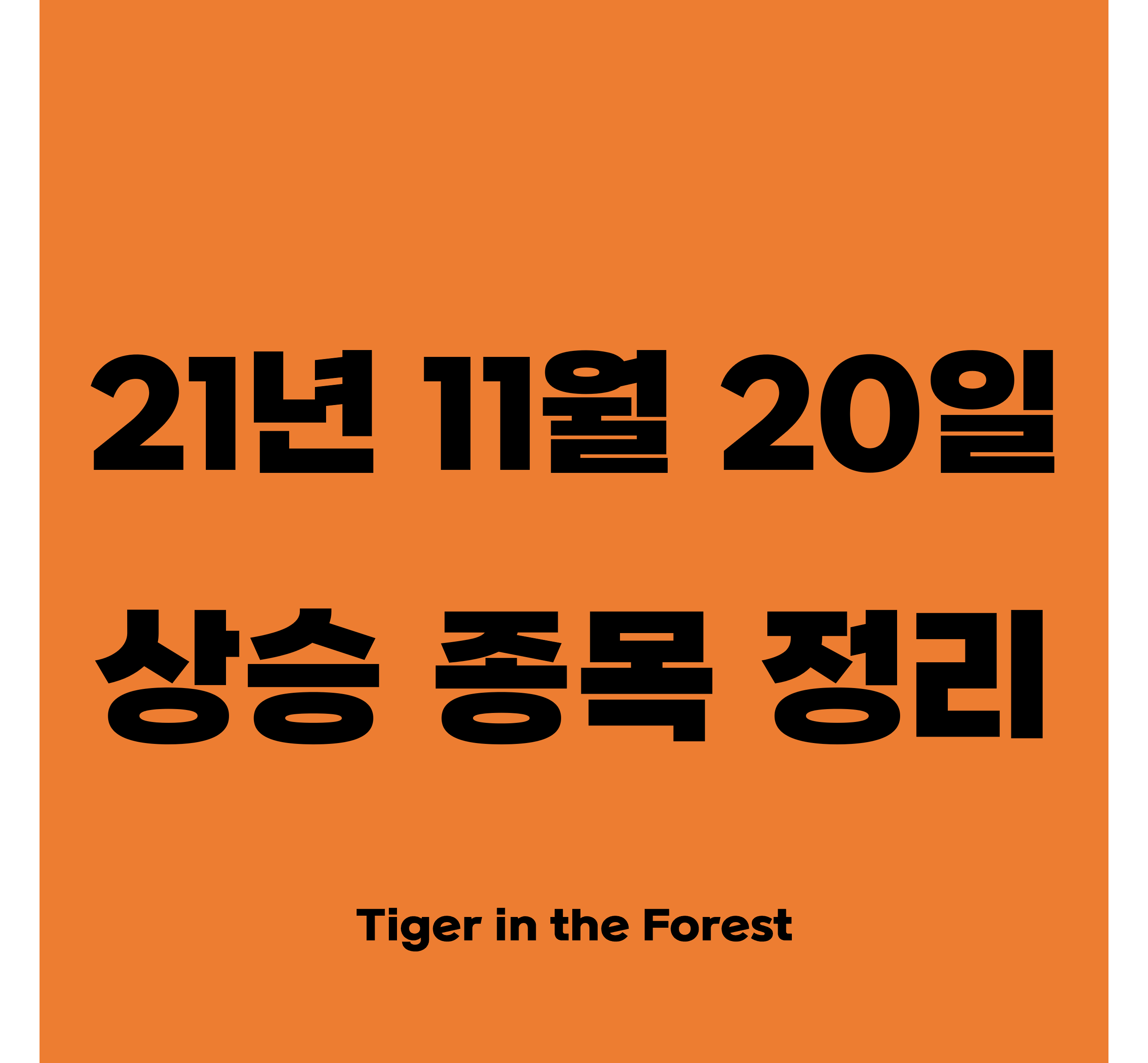  21년 11월 20일 (월) 상한가 및 급등주 상승이유 정리(원풍물산, 램테크놀러지, 나노씨엠에스, 코이즈, 이노뎁)