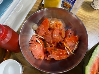 수박 냉면