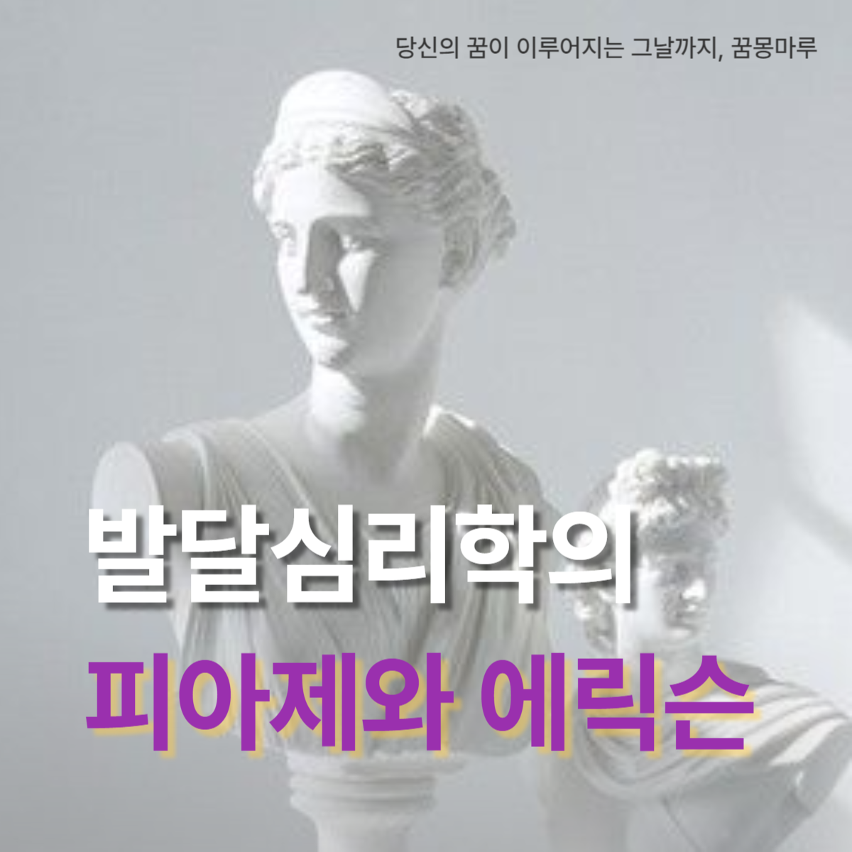 발달심리학의 발달이론 피아제와 에릭슨