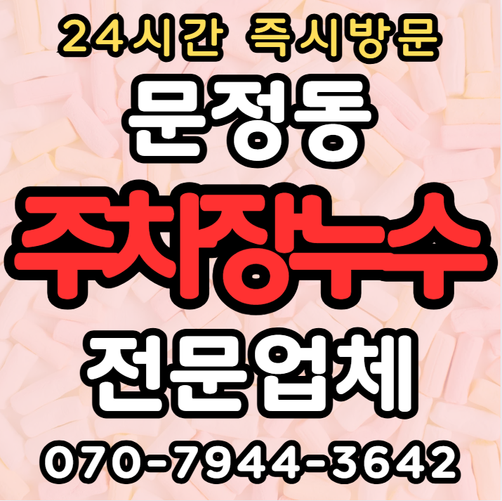 송파 문정동 상가·아파트 지하 주차장1