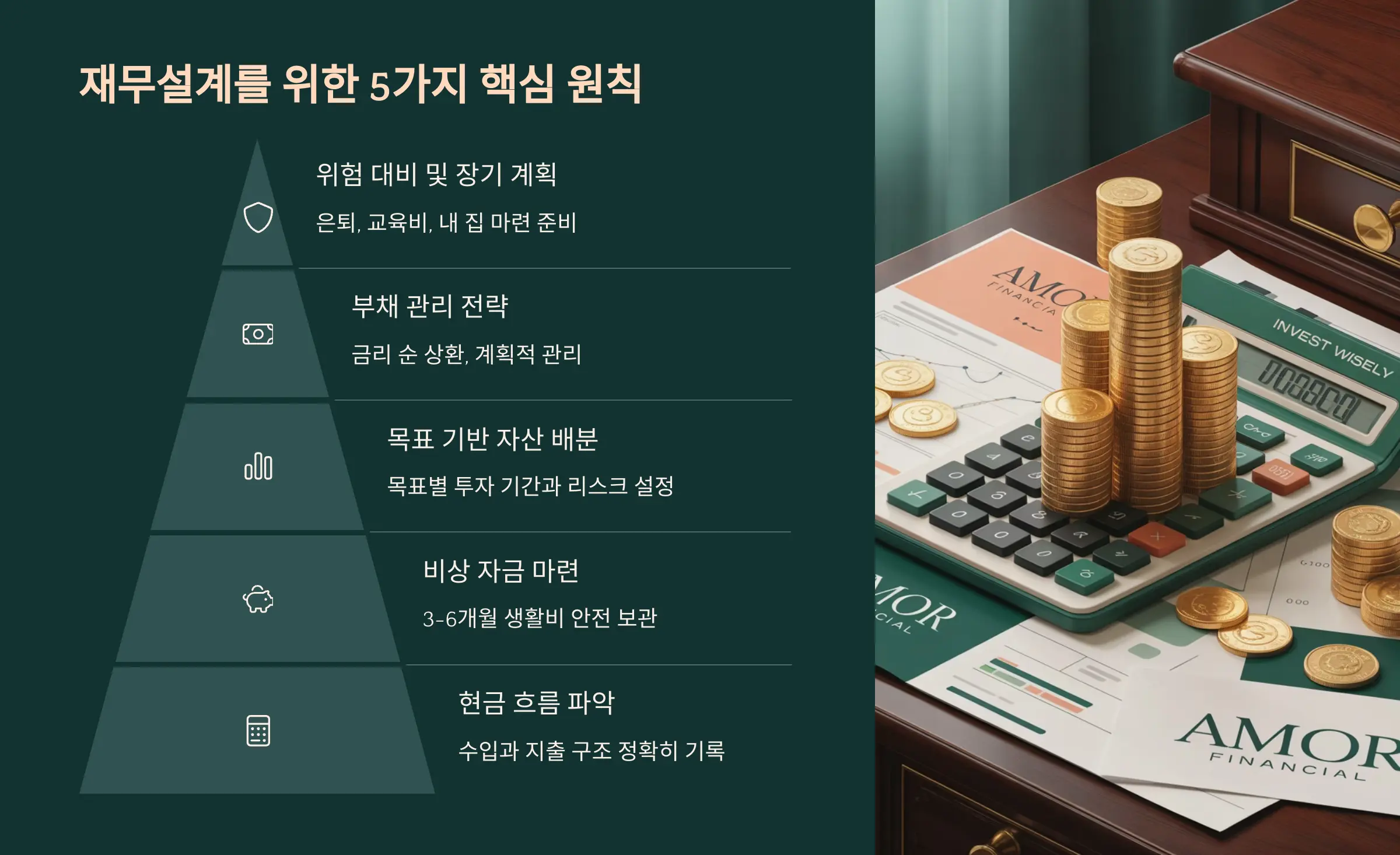 재무설계를 위한 5가지 핵심 원칙