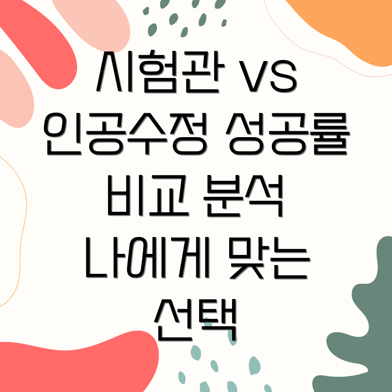 시험관 아기 성공률