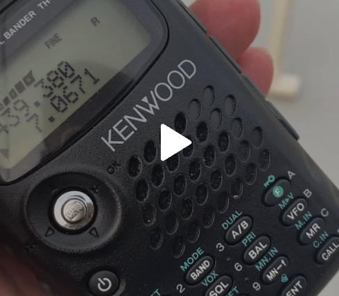  수신비교 (tr) uSDX vs 캔우드 KENWOOD TH-F7E 7mhz 7메가 40m단파 hf