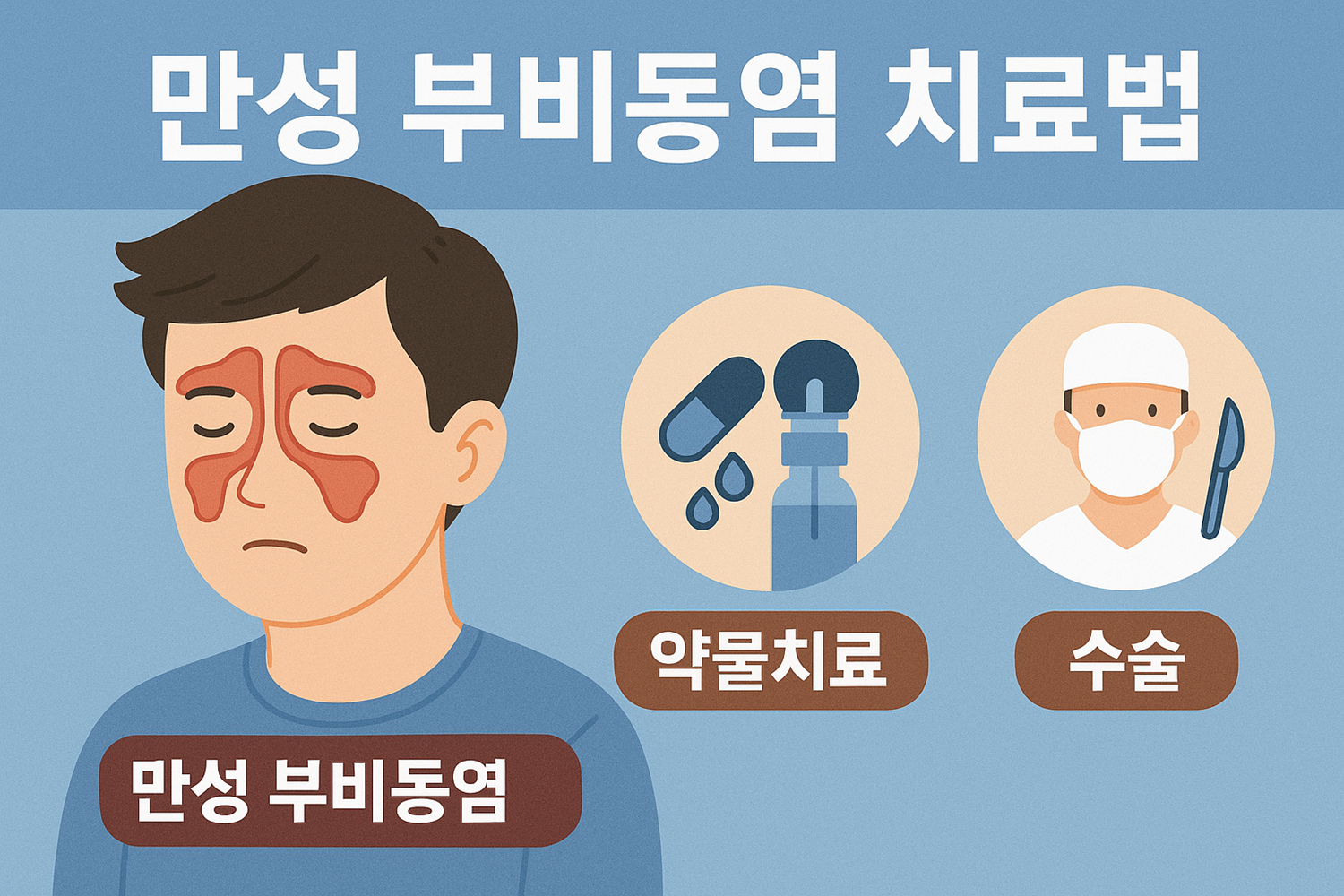 만성 부비동염 치료법