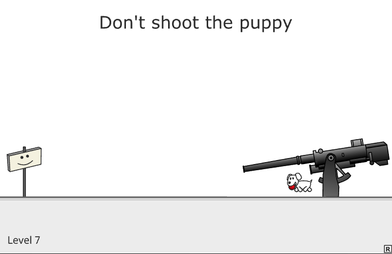 Don&amp;#39;t shoot the puppy 레벨 7