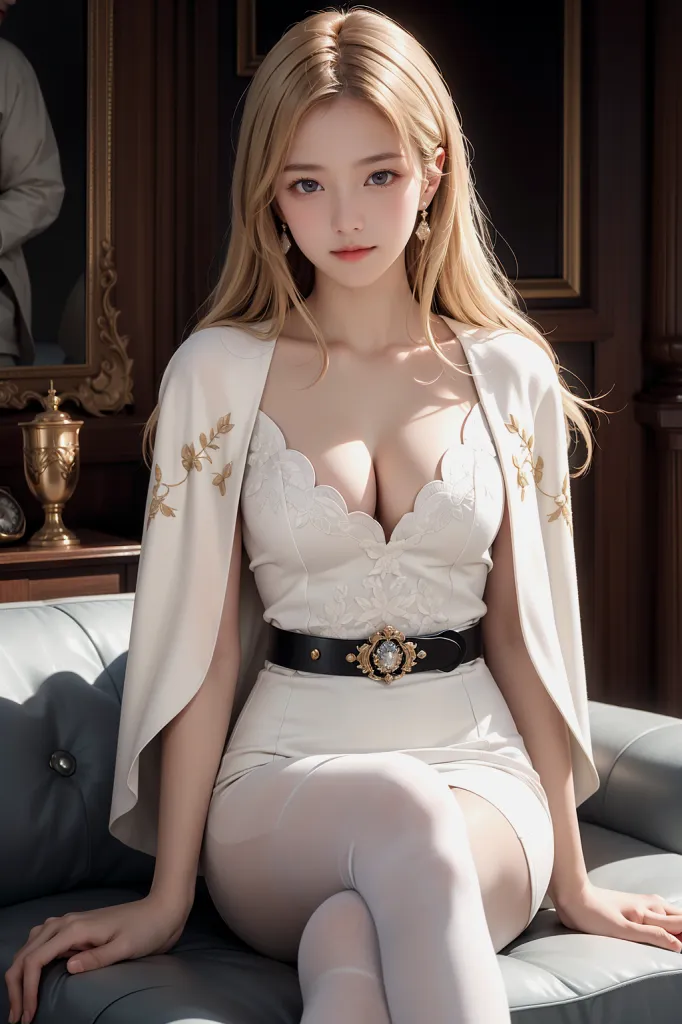 AI 반실사 럭셔리 의상 공주 여왕 컨셉 이미지