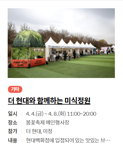 여의도 벚꽃 축제