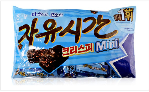  맛잇는 초콜릿 추천 자유시간 크리스피 바삭바삭 과자 같은 맛잇는 초콜릿