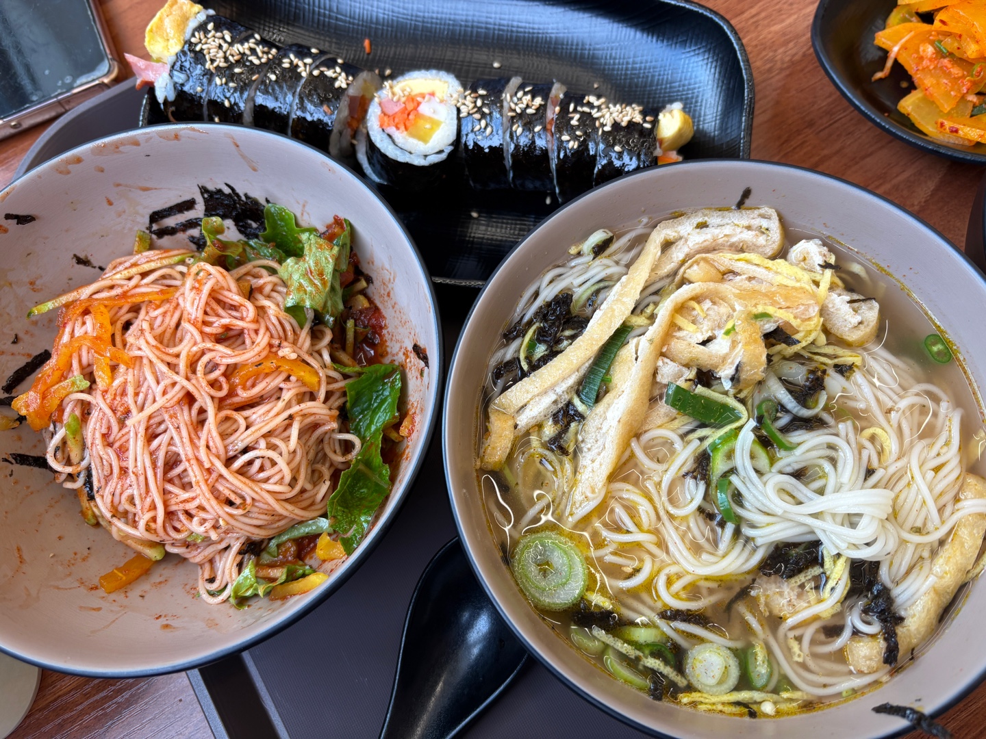 반반국수&amp;#44; 비빔국수&amp;#44; 김밥 