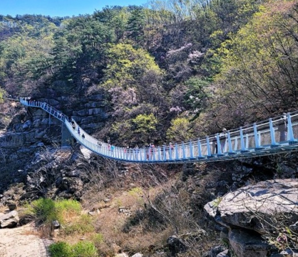 한탄강 주상절리 이미지