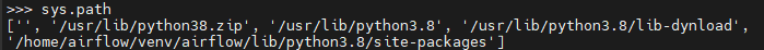 sys.path