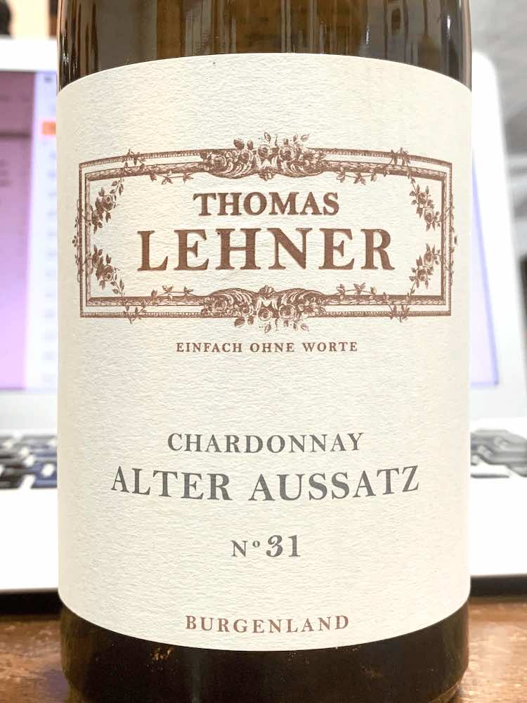 Thomas Lehner No 31 Alter Aussatz Chardonnay 2013
