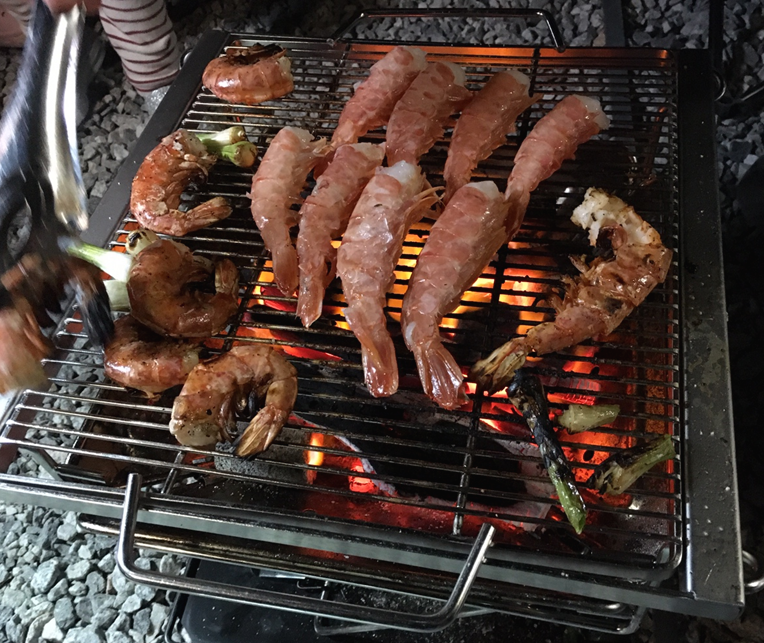  캠핑 메뉴 대존맛 아르헨티나 붉은새우 이지필