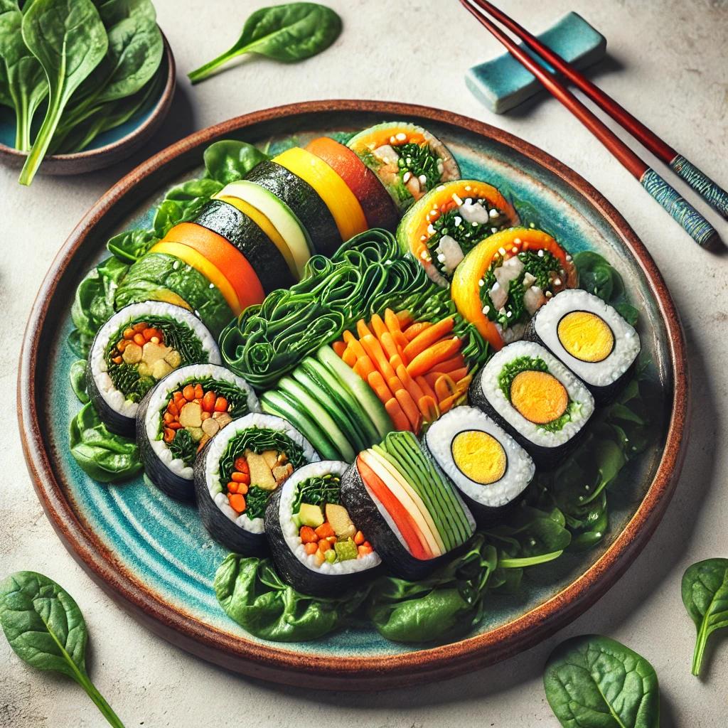 저속노화 김밥 만들기