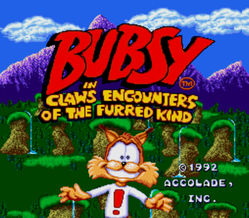  SNES ROMS - Bubsy in Claws Encounters of the Furred Kind (EUROPE / 유럽판 롬파일 다운로드)