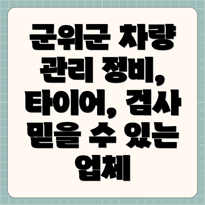 군위군 자동차 정비