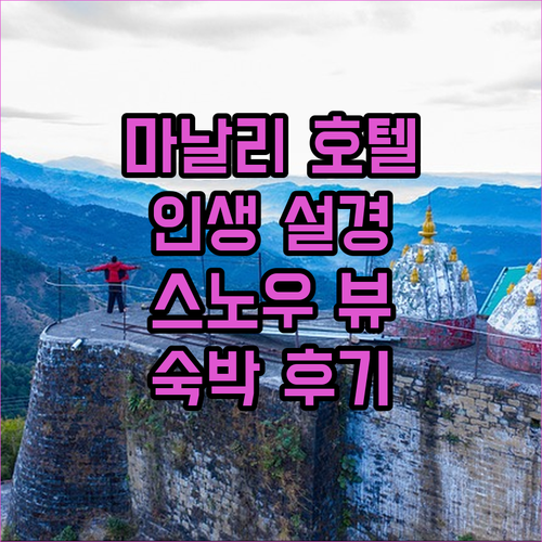 마날리 호텔 스노우 뷰 숙박 후기! 