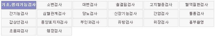  한국건강관리협회 건강검진 종합안내 상세정보