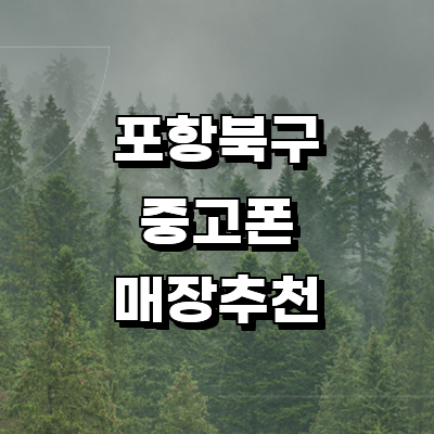포항시 북구 중고폰