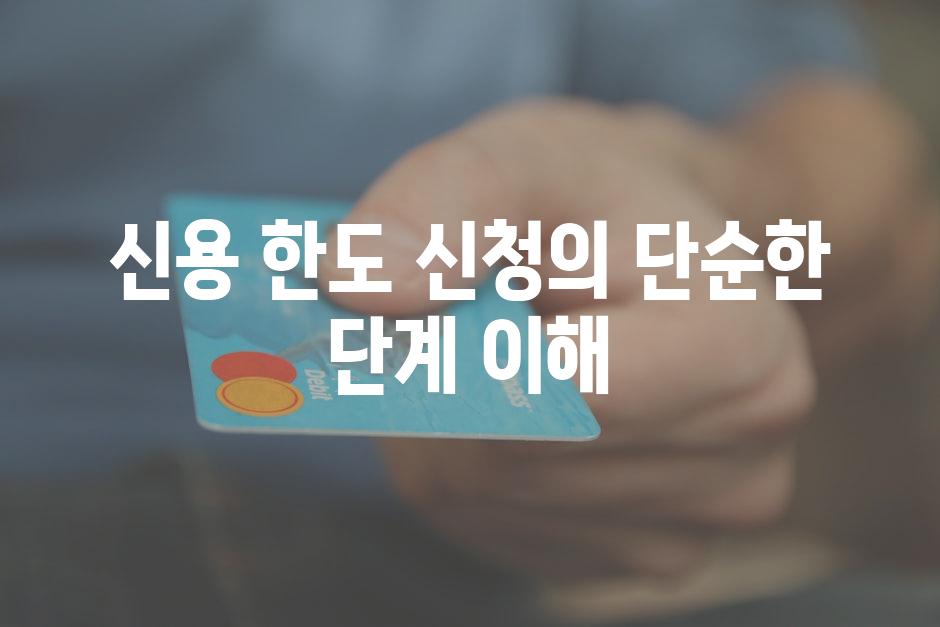 신용 한도 신청의 단순한 단계 이해