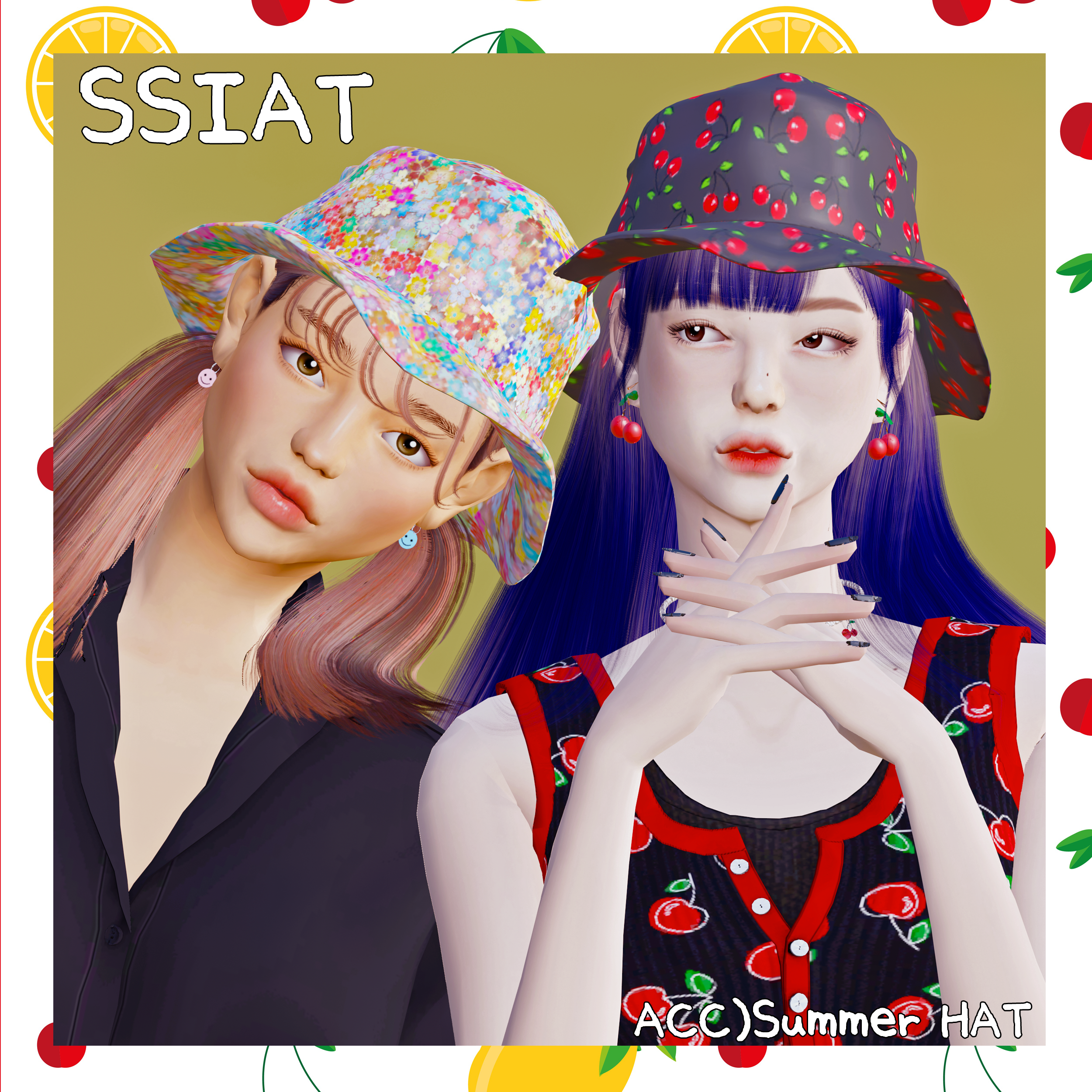 acc)summer hat acc)summer hat