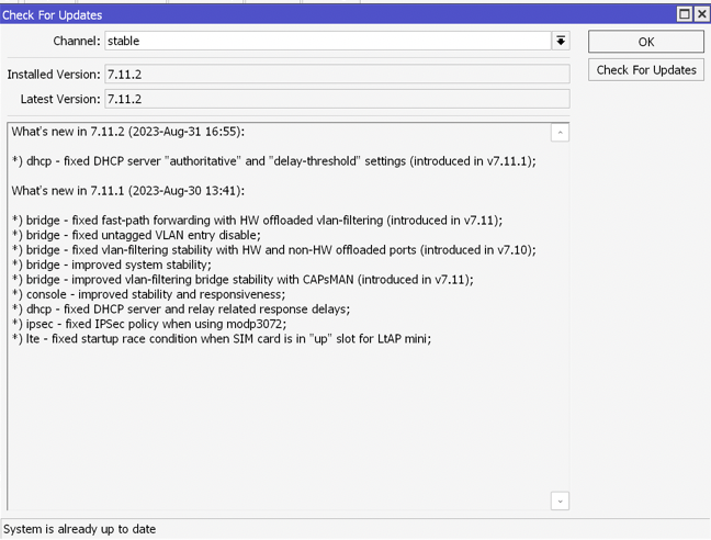 RouterOS v7.11.2